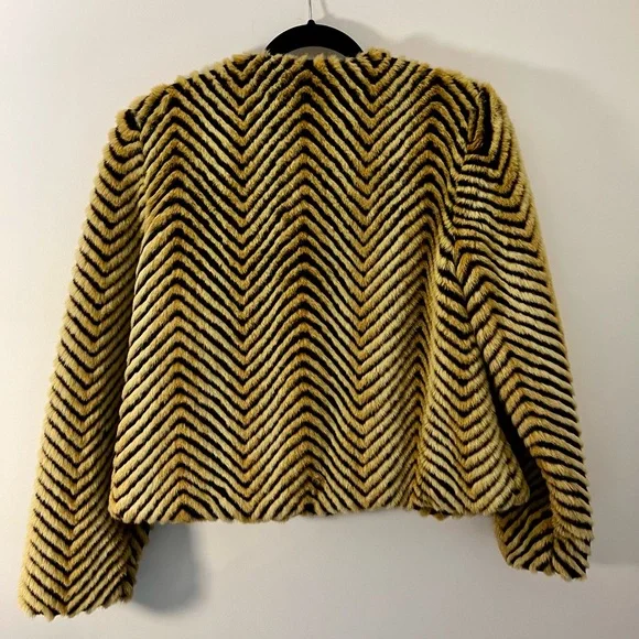 Joseph Ribcoff Faux Fur Jacket